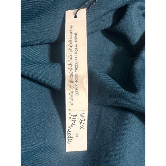 Susana Monaco NWT Pine drapey holiday jumpsuit S - Picture 5 of 7